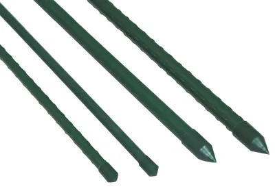 Produktbild von Pflanzenstütze 90 cm lang, 11 mm Durchmesser, Grün, robust und wetterbeständig