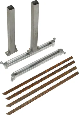 Immagine prodotto di MEFA Easy Mounting (Farbe Stahlfarbig, Größe 100x145x560 mm) P000001