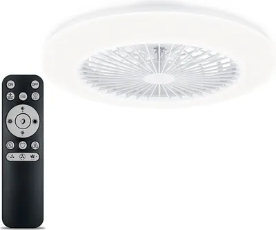 Produktbild von Philips Amigo Flat Leuchte mit Ventilator IR RD 25W+60W WH