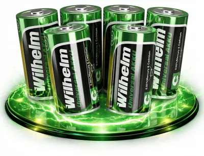 Produktbild von 6 x Akku Baby C Wilhelm Universal 4500 mAh Akku Zelle 1,2 V HR14 MN1400 NIMH