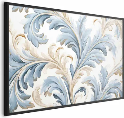 Produktbild von Posterpapier Poster - Baroque Vines in Light Colors 60x40 cm Muster f-H-10011-ao-a