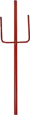 Produktbild von Absperrleinen-Halter Ø 14 x 1200 mm, geriffelt, Neptunhaken / Stück