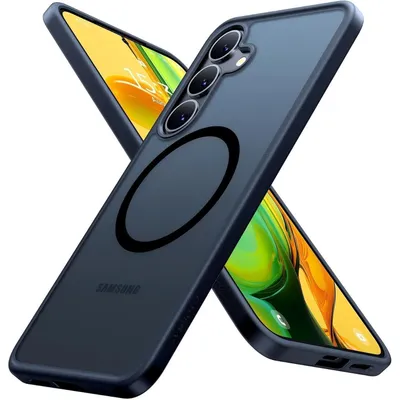 Produktbild von Schutzhülle für Samsung Galaxy S25 Plus MagSafe Stoßfest Kratzfest Matt Schwarz