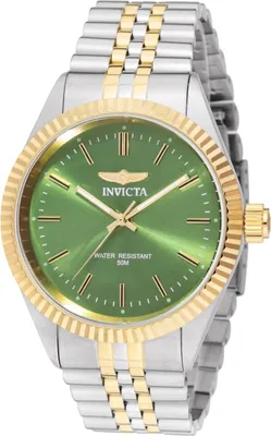 Immagine prodotto di Invicta Specialty 49315 Orologio da Uomo - Movimento al Quarzo - Acciaio Inossidabile con Quadrante Verde - 43 mm