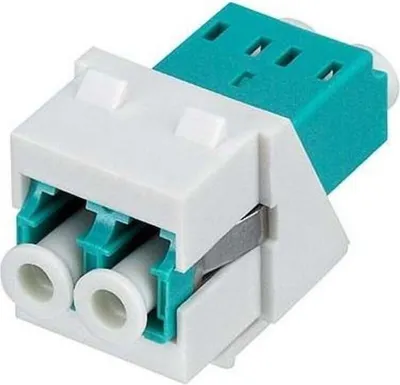 Produktbild von Rutenbeck LC-D Keystone Modul KMK-LC-D OM3 aqua rw 228080000