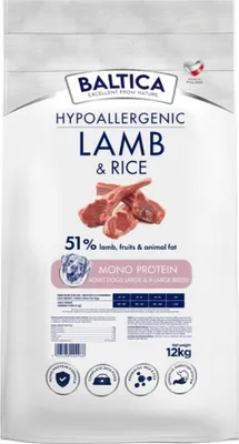 Produktbild von BALTICA NUTRACEUTIC Hypoallergenic Lamb & Rice L/XL große Rassen 12 kg