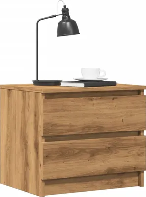 Obrázek produktu pro vidaXL Noční stolky 2 ks. Řemeslný dub 50x40x43,5 cm materiál na bázi dřeva