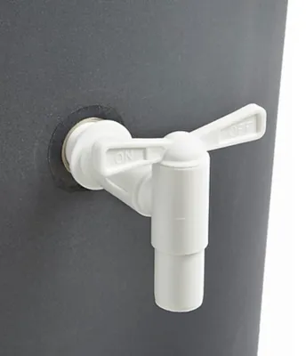 Produktbild von Auslaufhahn PP 3/4" weiß für Regentonnen