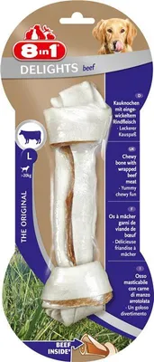 Produktbild von 8in1 Beef Bones, Snacks, Hund, Adult, Rind, Gluten-frei