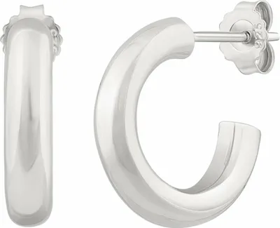 Produktbild von cai Creolen 925/- Sterling Silber 1,9cm weiß ohne Stein 358210209R
