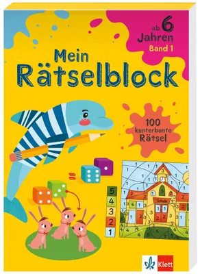 Produktbild von Klett Mein Rätselblock ab 6 Jahren Band 1