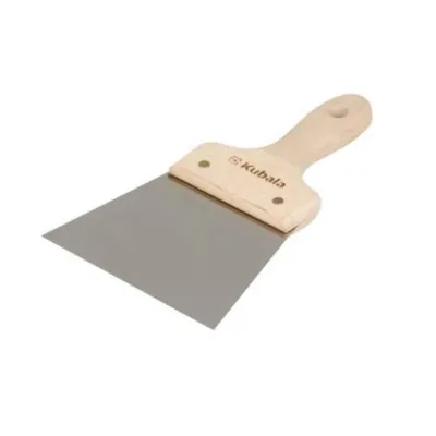 Produktbild von Edelstahlspachtel, 120 mm, Holzgriff