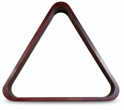Image de John West Triangle pour billes de billard 57 mm bois acajou