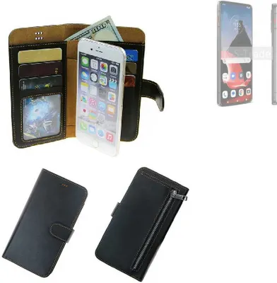 Produktbild von K-S-Trade Schutz Hülle kompatibel mit Motorola ThinkPhone Klapphülle Case Phone cover Slim Handytasche Handy Hülle schwarz aus Kunstleder (1 Stk)