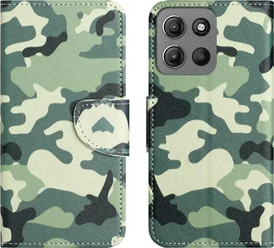 Produktbild von Motorola Moto G15 / G17 (Power) Hülle - Coverup Klapphülle - Camouflage