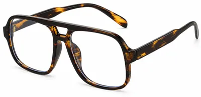 Image de Lunettes de soleil avec filtre anti-lumière bleue, taille 59, motif léopard, pour hommes et femmes