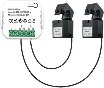 Produktbild von Intelligente ZigBee Energiekostenmessgerät, bidirektional, für Fotovoltaik, App-Steuerung