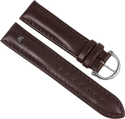 Produktbild von Maurice Lacroix Galant Ersatzband Uhrenarmband Kalbsleder Dunkelbraun, Stegbreite:18mm