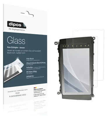 Image de 2x Protection ecrán pour Ersin 8 Zoll ES8584C-HCG mat Verre souple Film Protecteur 9H dipos
