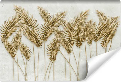 Produktbild von Muralo Vlies Fototapete BLÄTTER Pflanzen Beton Natur Retro Stil Br. 208cm x Hö. 146cm