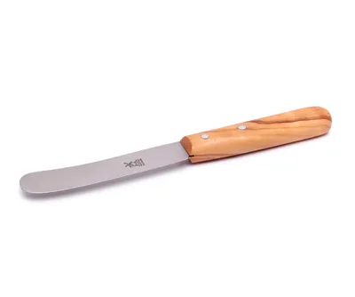 Produktbild von Buttermesser "Buckels", Griff Olive - Rostfrei