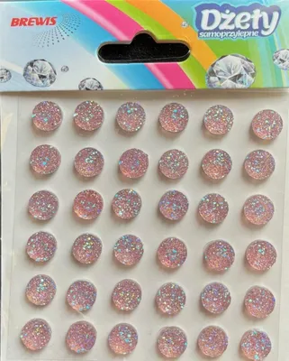 Zdjęcie produktu dla Cekiny samoprzylepne 36 sztuk - (artykuły szkolne i papiernicze, kreatywne)