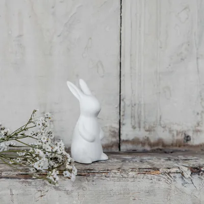 Produktbild von Osterdekoration Hase Freja - weiß