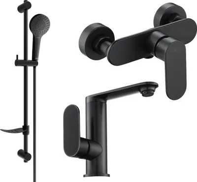 Immagine prodotto di Mexen Milo DF05 set doccia, nero - 713054DF05-70