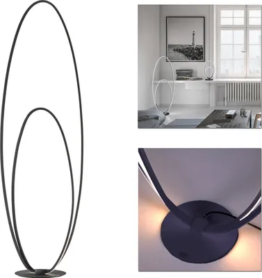 Produktbild von Stehleuchte Standleuchte LED schwarz Stehlampe Leuchte 25W modern Design