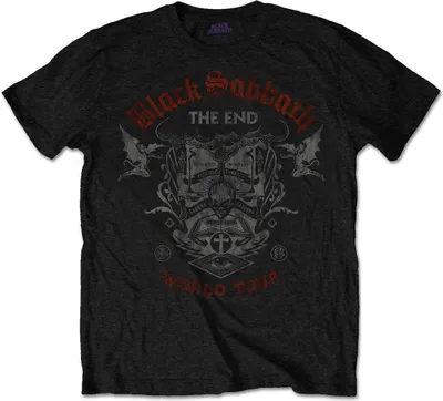 Zdjęcie produktu dla Black Sabbath The End Reading Skull Black S Koszulka