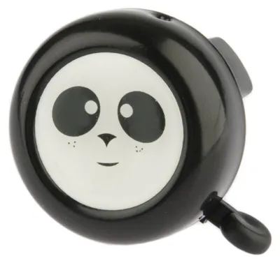 Produktbild von Pex Kids Fahrrad Klingel Panda Kinderrfahrrad laut und sicher Glocke schwarz