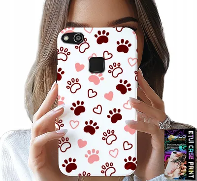 Produktbild von Hülle Für Huawei P9 Lite 2016 - Hundepfoten Auf Weissem Hintergrund, Hund, Katze, Bär