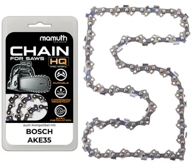 Image de Chaîne de scie 30 cm, 1,1 mm, pas 3/8", 45 dents, pour Bosch AKE35