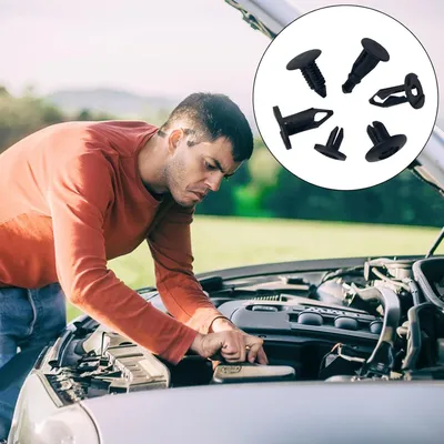 Produktbild von 190 Stück universelle Befestigungsclips für das Auto - 6 Arten von Autoclips - Türverkleidungsklemmen und mehr