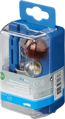 Image de Kit ampoule de rechange H4 7 pièces (21W ambre)