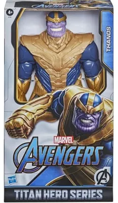 Image de Figurine deluxe thanos 30 cm - personnage avengers articulé - marvel - dc - hasbro