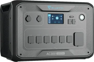 Obrázek produktu pro Základní modul Bluetti AC300 až pro 4 bateriové moduly, vhodná baterie pro uvedení B300 do provozu