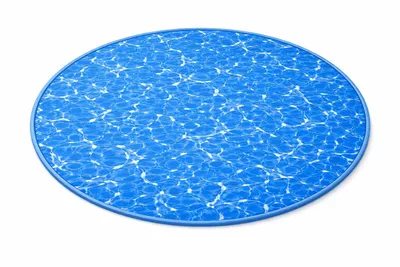 Produktbild von Poolfolie Rund Ø 3,60 x 0,90 m – Kristallblau Classic, 0,32 mm (Überlappfolie)