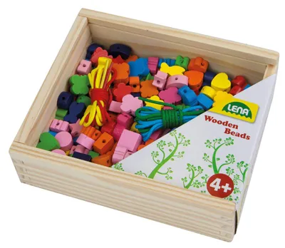 Image de Lena Lena Cassette de perles en bois
