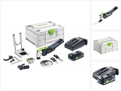 Produktbild von Festool Akku-Oszillierer OSC 18 HPC 4,0 EI-Set VECTURO | 576593