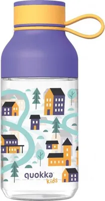 Image de Quokka Kids Ice, Bouteille en plastique avec Town Loop, 430ml, 40161