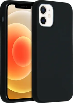 Produktbild von iPhone 12 Mini Hülle - Silikon - Accezz Soft Case, Backcover - Schwarz