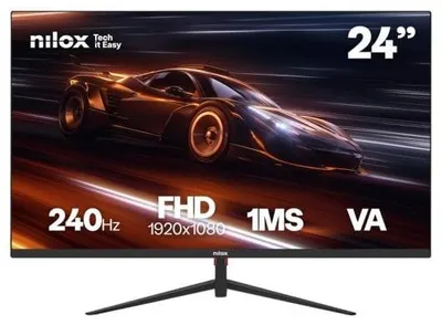 Produktbild von Monitor Nilox NXM24FHD2401 23.8" FullHD 240Hz VA 1ms FreeSync