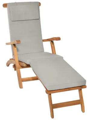 Immagine prodotto di Beautissu Copricostiera LoftLux DC, 175x45x5 cm, grigio chiaro