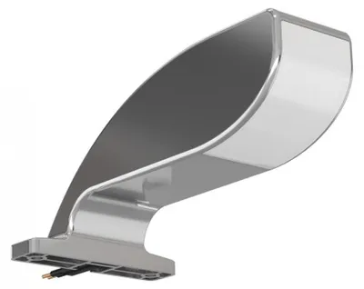 Image de Lampe LED Fila - L 6 x l 6 x H 12 cm - Chrome