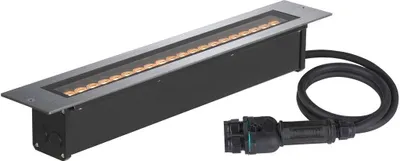 Produktbild von SLV 1007195 DASAR 600, LED Bodeneinbauleuchte, 18W, 3000K, IP65/IP67, quadratisch, edelstahl