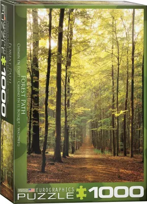 Image de Eurographics Puzzle Chemin forestier, paysage, 1000 pièces, 68 x 48 cm, 6000-3846