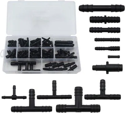 Produktbild von Vielseitiger Schlauchverbinder-Set, 113-teilig, robust