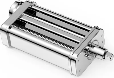 Produktbild von 2 in 1 Für KitchenAid Zubehör 5KSMPRA Nudelvorsatz，Inklusive Nudelgitterrolle，Nudelteigroller