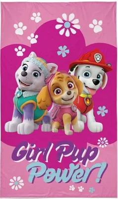 Produktbild von DETEXPOL Ręcznik dziecięcy Paw Patrol Girl pup Cotton - frotte, 50/30 cm